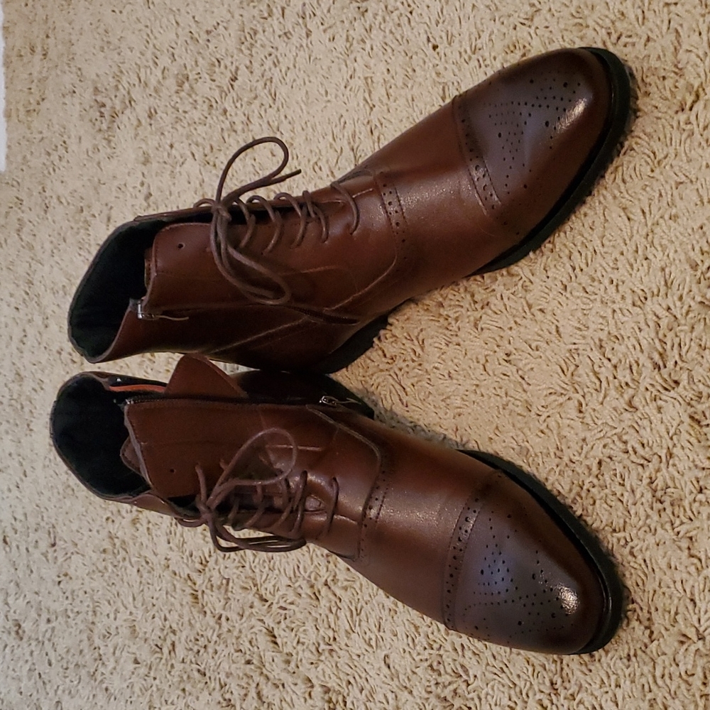 Fine Good Looking Men’s Boots, worn 1ce ONLY. - Picture 3 of 7